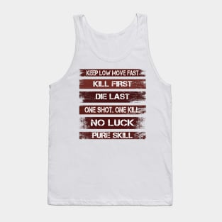 One Shot One Kill Tank Top